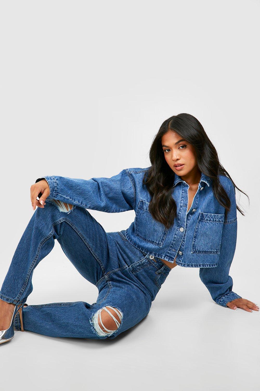 Boohoo petite outlet denim jacket